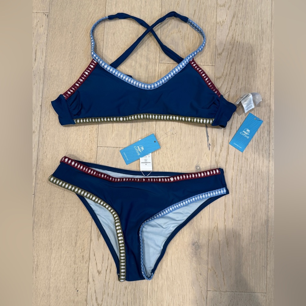Alegría Side Cutout Bralette & Classic Hipster Bikini Set